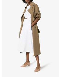 Светло-коричневые кожаные туфли от Jil Sander