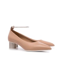 Светло-коричневые кожаные туфли от Jil Sander