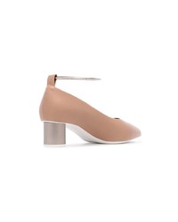 Светло-коричневые кожаные туфли от Jil Sander