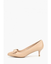 Светло-коричневые кожаные туфли от Pierre Cardin