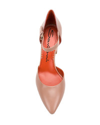 Светло-коричневые кожаные туфли от Santoni