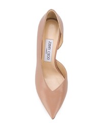 Светло-коричневые кожаные туфли от Jimmy Choo