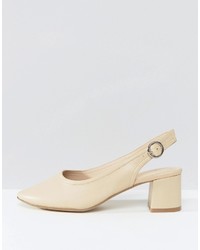 Светло-коричневые кожаные туфли от Asos