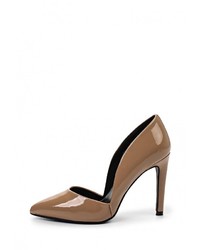 Светло-коричневые кожаные туфли от Via Giulia