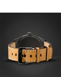 Мужские светло-коричневые кожаные часы от Bell & Ross