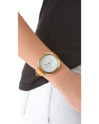 Женские светло-коричневые кожаные часы от La Mer