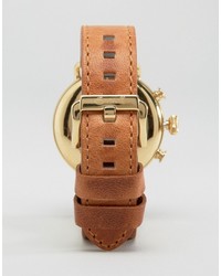 Мужские светло-коричневые кожаные часы от Ingersoll