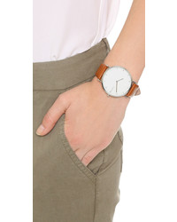 Женские светло-коричневые кожаные часы от RumbaTime