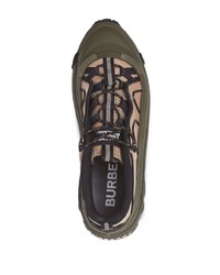 Мужские светло-коричневые кроссовки от Burberry