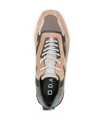 Мужские светло-коричневые кроссовки от D.A.T.E