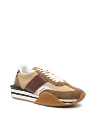 Мужские светло-коричневые кроссовки от Tom Ford