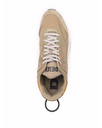 Мужские светло-коричневые кроссовки от Diesel