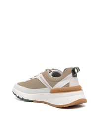 Мужские светло-коричневые кроссовки от Brunello Cucinelli