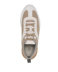 Мужские светло-коричневые кроссовки от Brunello Cucinelli