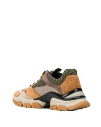 Мужские светло-коричневые кроссовки от Moncler