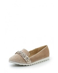 Женские светло-коричневые лоферы от Guapissima