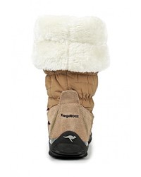 Светло-коричневые меховые сапоги от KangaROOS