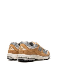 Мужские светло-коричневые низкие кеды от New Balance