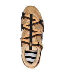 Мужские светло-коричневые низкие кеды от Diesel