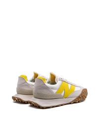 Мужские светло-коричневые низкие кеды от New Balance