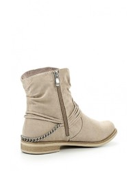 Светло-коричневые полусапоги от Marco Tozzi