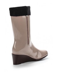 Женские светло-коричневые резиновые сапоги от Mon Ami