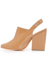 Светло-коричневые сабо от Rachel Comey