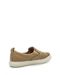 Женские светло-коричневые слипоны от Catisa