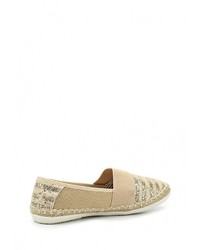 Женские светло-коричневые слипоны от Flyfor