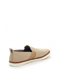 Мужские светло-коричневые слипоны от Gant