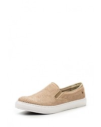 Женские светло-коричневые слипоны от Mariamare