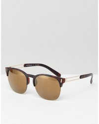 Мужские светло-коричневые солнцезащитные очки от A. J. Morgan
