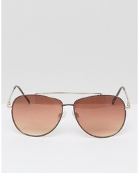 Мужские светло-коричневые солнцезащитные очки от A. J. Morgan