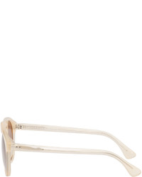 Мужские светло-коричневые солнцезащитные очки от Dries Van Noten