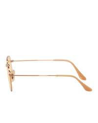 Мужские светло-коричневые солнцезащитные очки от Ray-Ban