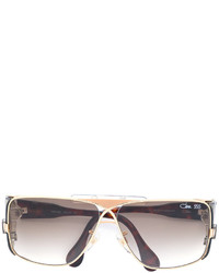 Женские светло-коричневые солнцезащитные очки от Cazal