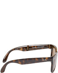 Мужские светло-коричневые солнцезащитные очки от Ray-Ban