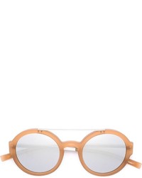 Женские светло-коричневые солнцезащитные очки от Jil Sander