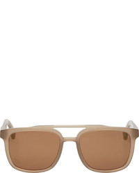 Мужские светло-коричневые солнцезащитные очки от Mykita