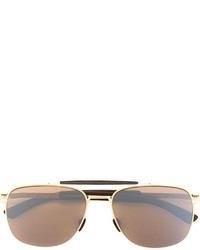 Мужские светло-коричневые солнцезащитные очки от Mykita