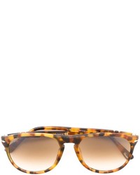 Женские светло-коричневые солнцезащитные очки от Persol