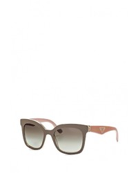 Женские светло-коричневые солнцезащитные очки от Prada