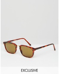 Мужские светло-коричневые солнцезащитные очки от Reclaimed Vintage