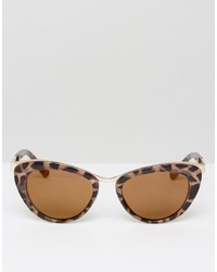 Женские светло-коричневые солнцезащитные очки от Jeepers Peepers