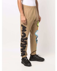 Мужские светло-коричневые спортивные штаны с принтом от BARROW