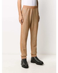 Мужские светло-коричневые спортивные штаны от Stone Island
