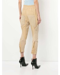 Женские светло-коричневые спортивные штаны от Haider Ackermann