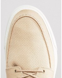 Светло-коричневые топсайдеры от Lacoste