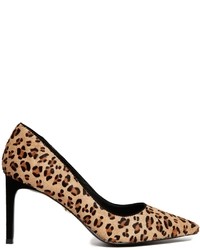 Светло-коричневые туфли с леопардовым принтом от KG by Kurt Geiger