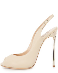 Светло-коричневые туфли от Casadei